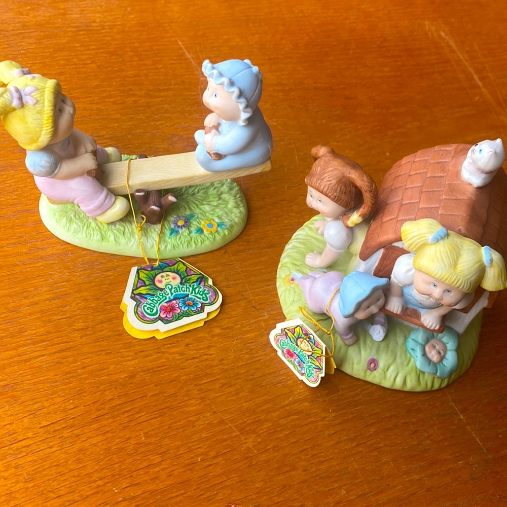 Vintage cabbage patch kids figurines